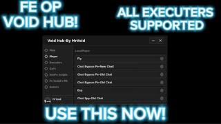 VOID HUB  FE OP HUB  NEW  MOBILE AND PC SUPPORTED  FREE AND KEYLESS [upl. by Ozne]