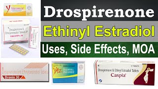 Drospirenone Ethinyl Estradiol  Uses Side Effects Dosage  Yasmin Rosal Yaz dronis [upl. by Aihsek811]