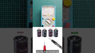 How to Identify and Test Electrolytic Capacitors Easily  youtubeshorts engineering [upl. by Nij]