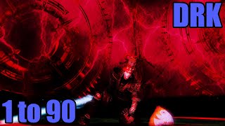 FFXIV Endwalker Dark Knight 1 to 90 Leveling Skills Guide [upl. by Aninat]