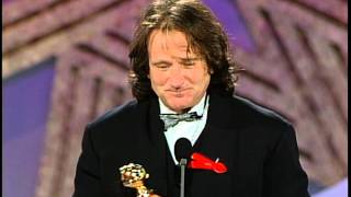 Golden Globes 1992 Robin Williams Wins the Award for Best Actor in a Motion Picture [upl. by Kelda]