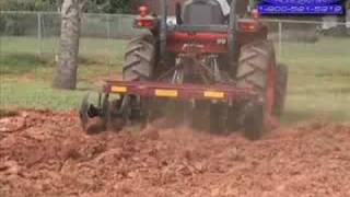 How to  Disc Harrow a Garden Tractor 3pt Hitch [upl. by Wanids943]