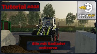 LS19 Courseplay Tutorial Teil 8  Silo mit Radlader entleeren  FS19  2021 [upl. by Cob]