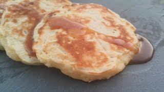 pancake au pommes بان كيك بالتفاح لذيذ و سهل [upl. by Hcone]