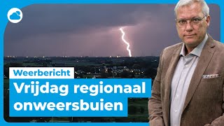 Weerbericht na prachtig lentemiddag volgen buien [upl. by Aneema255]