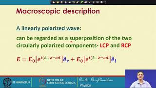 Lecture 58 Magnetooptic Effect [upl. by Yenttihw74]