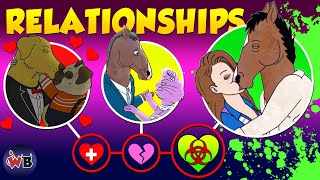 Bojack Horseman Relationships ❤️ Healthy to Toxic ☣️ [upl. by Shear175]