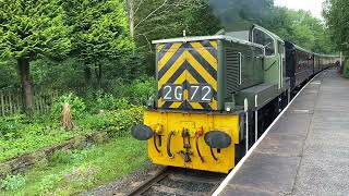 East Lancashire Heritage Railway Diesel Gala June 2023 Trains Passing Summerseat Station [upl. by Salisbarry]