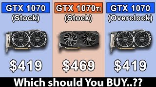 GTX 1070 Ti vs GTX 1070 vs GTX 1070 OC  Which Should You Buy [upl. by Rushing]