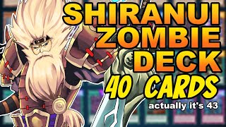 Shiranui Zombie Deck 40 Cards YuGiOh Master Duel [upl. by Anisirhc]