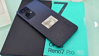 Oppo Reno 7 Pro Starlight Black UnboxingFirst Look amp Review  Oppo Reno 7 Pro priceSpecEtc [upl. by Lina943]