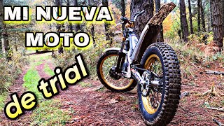 PRESENTACIÓN CON ONBOARD DE LA MOTO DE TRIAL [upl. by Dnaltroc]