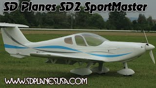 SD Planes SD 2 Sportmaster two seat experimental amateurbuilt aircraft kit from SD Planes USA [upl. by Yenhoj]