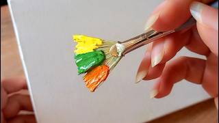 Easy Way to Paint a beautiful Flower  Acrylic Painting For Beginners Step By Step Painting [upl. by Smailliw653]