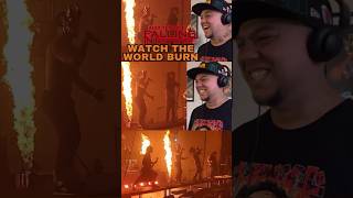 Ronnie Radke of Falling in Reverse brings out Alex Terrible  Watch The World Burn Live REACTION [upl. by Llecrep686]