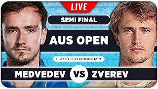 MEDVEDEV vs ZVEREV • Australian Open 2024 SF • LIVE Tennis PlaybyPlay Stream [upl. by Columbus]