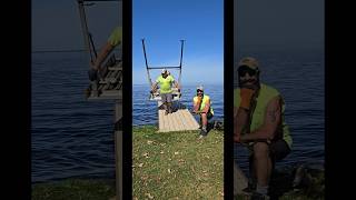 Its DOCK season Summer is over docks work lakewinnebago deckcrew midwestindustries [upl. by Espy]