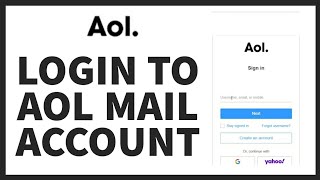 How to Login AOL Mail Account  AOL Mail Login  Sign In AOL Mail 2022  AOL Mail Account Sign In [upl. by Whall]