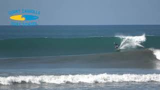 Best Wave  Beautiful Playa Guiones Nosara Costa Rica  Corky Carrolls Surf School [upl. by Auka]