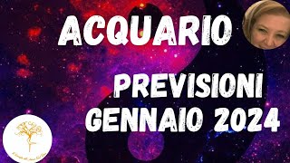 ♒ ACQUARIO PREVISIONI GENNAIO 2024 [upl. by Yclehc]