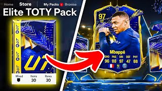 WE PACKED 2 TOTY CARDS 🥳 600K ELITE TOTY PACKS  FC 24 Ultimate Team [upl. by Anderson]