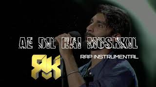 RCR  quotAe Dil Hai Mushkil Rap Instrumentalquot  MTV Hustle  RexRK [upl. by Trubow]