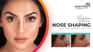 Nose Reshaping  Nose Job  NonSurgical Rhinoplasty  Laser Treat  Dr Shamim [upl. by Eirised]