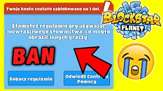 ZAKAZANE SŁOWA za które DOSTANIESZ BANA 😭 BlockStarPlanet [upl. by Jp270]