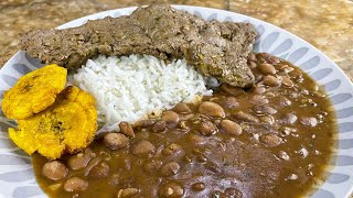 Menestra de fréjol canario 🇪🇨  Receta fácil y muy deliciosa [upl. by Sarette]