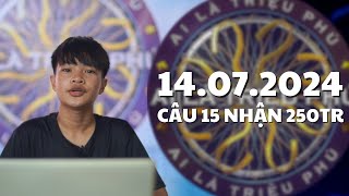 casting Chàng Trai Trẻ HÀ NỘI Chinh Phục Câu 15  250triệu  AI LÀ TRIỆU PHÚ MỚI NHẤT 1472024 [upl. by Ecnahoy]