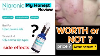 Jinpharm Niaronic serum for pore minimizer finelines acne Honest Review jinpharm acne wrinkles [upl. by Arba]