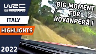 WRC Rally Highlights  Rally Italia Sardegna 2022  Friday Morning [upl. by Enyawad]