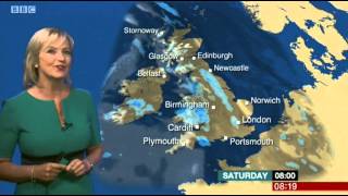 Carol Kirkwood BBC Breakfast Weather 5615 [upl. by Ahsiaa]