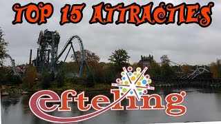 TOP 15 Efteling attracties 2020 [upl. by Antonius357]