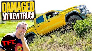 2023 Chevy Colorado Trail Boss Takes a Beating on the Trail How Far Can I Make It [upl. by Eixid]