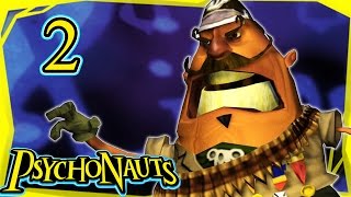 Lets Play Psychonauts Part 2  Basic Braining GameplayWalkthrough [upl. by Horatio]