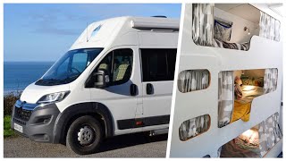 Van Conversion with TRIPLE BUNK BEDS amp 6 Belted Seats  👨‍👩‍👦 ULTIMATE FAMILY Camper 🚐 [upl. by Llenil]