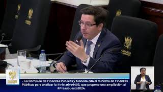 Comisión de Finanzas Públicas analiza Iniciativa6403 ampliación del Presupuesto2024 12062024 [upl. by Alyahsal787]