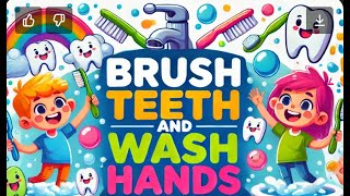 Brush Your Teeth  The Fun Hygiene Song for Kids [upl. by Elleirb]