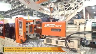 2016KshowChenhsong SM200TSCEV High Speed Hydraulic IMM震雄 高速射出成型機 [upl. by Gambrell]