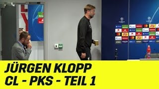 Jürgen Klopps PKHighlights der CLGruppenphase Teil 1  FC Liverpool  UEFA Champions League [upl. by Craven]