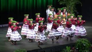 Hālau Hula O Nāpunaheleonāpua  2018 Queen Liliuokalani Keiki Hula Competition [upl. by Hauser963]