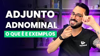 O que é um ADJUNTO ADNOMINAL e exemplos [upl. by Winonah428]