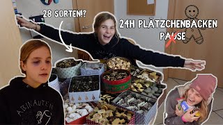 24h Plätzchenbacken 🍪🎄 OHNE PAUSE  Wie viel Sorten schaffen wir❓️ [upl. by Wasson]