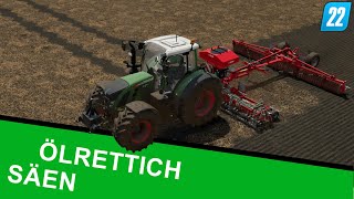 Ölrettich säen  Güttler Greenmaster 600 amp Mayor  Fendt 722 Vario LS22Landersum [upl. by Enrak]