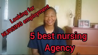 5 BEST NURSING agency in South AfricaAUXILIARY NURSING [upl. by Thynne]