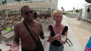 COUPLE SHARES EXPERIENCE AT HOTEL RIU PALACE AQUARELLE DURING HURRICANE BERYL FALMOUTH JAMAICA [upl. by Trebeh49]