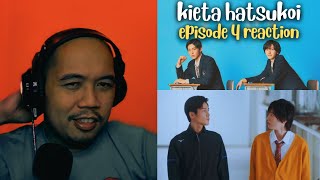 Kieta Hatsukoi Episode 4 Reaction Japanese Boys Love [upl. by Arutnev253]