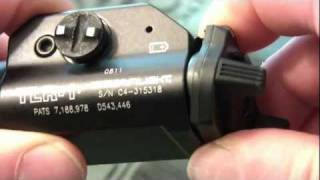 How to change or install batteries on the Streamlight TLR1 [upl. by Malarkey]