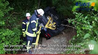 Taunusstein Unfall auf der L3470 zwischen Wehen und Orlen [upl. by Emersen]